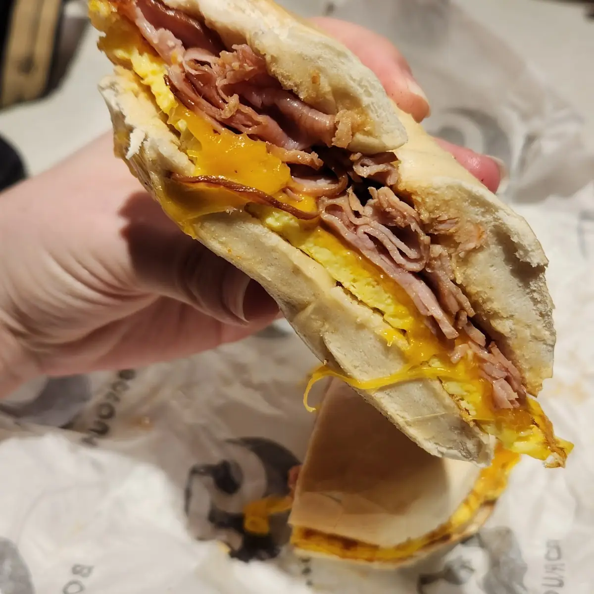 Ham Egg & Cheese