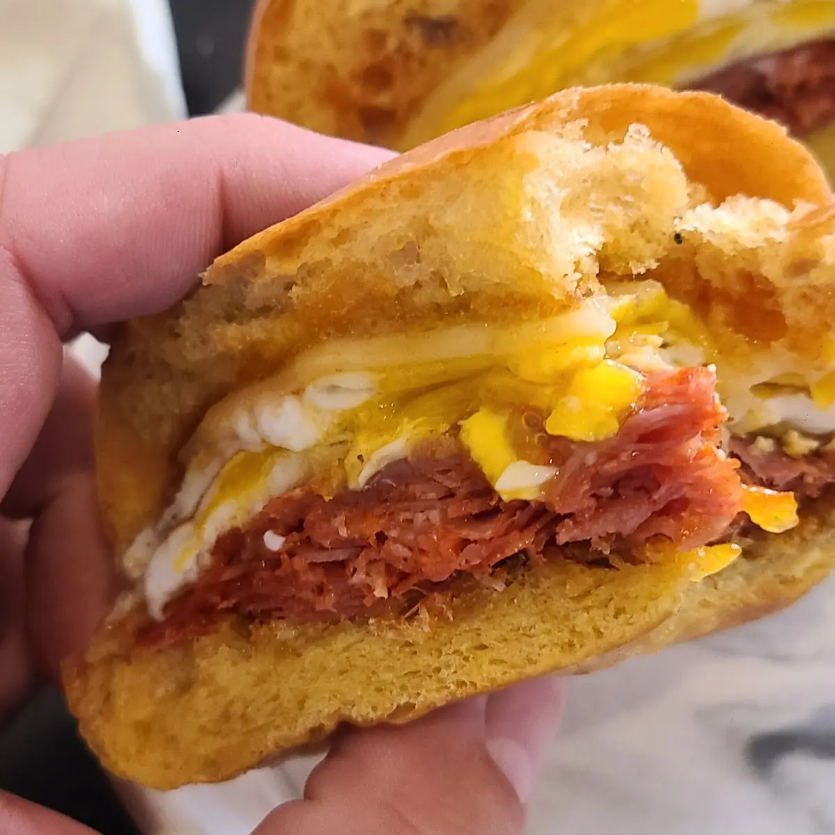 Chorizo Egg Sandwich