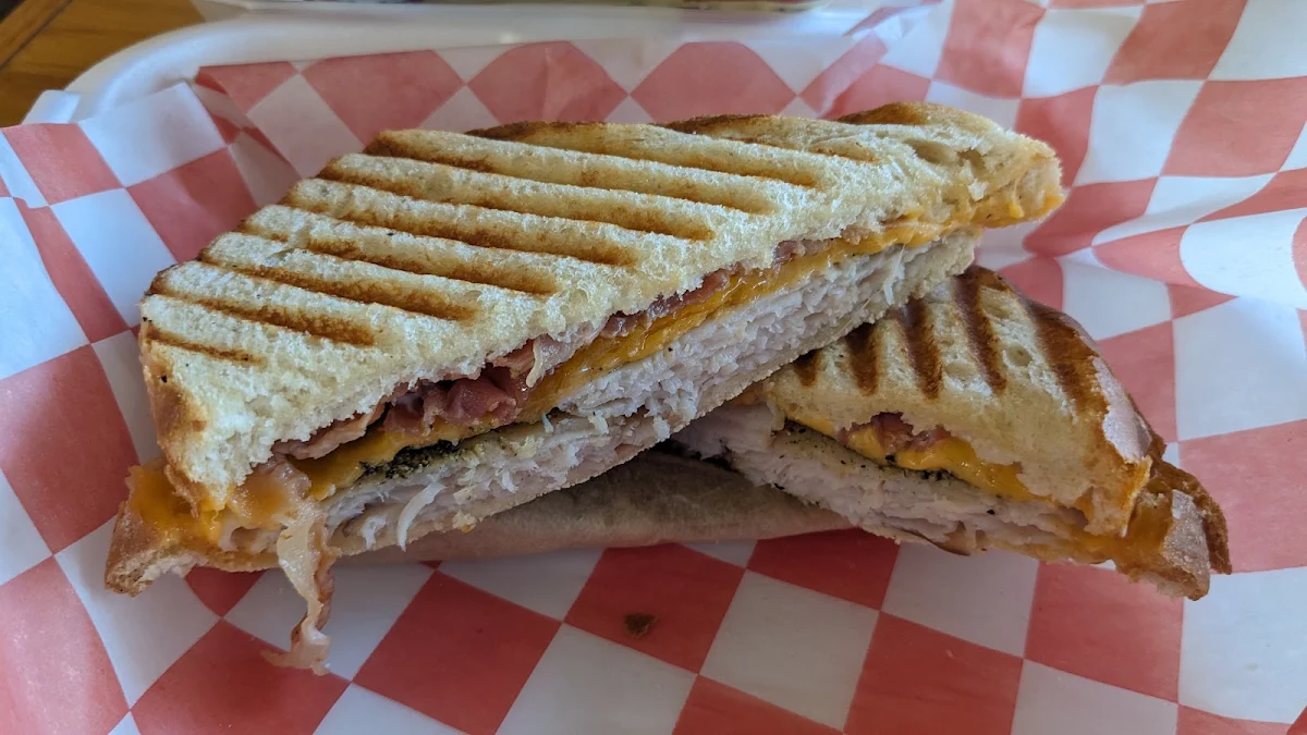 Turkey Bacon Cheddar Panini