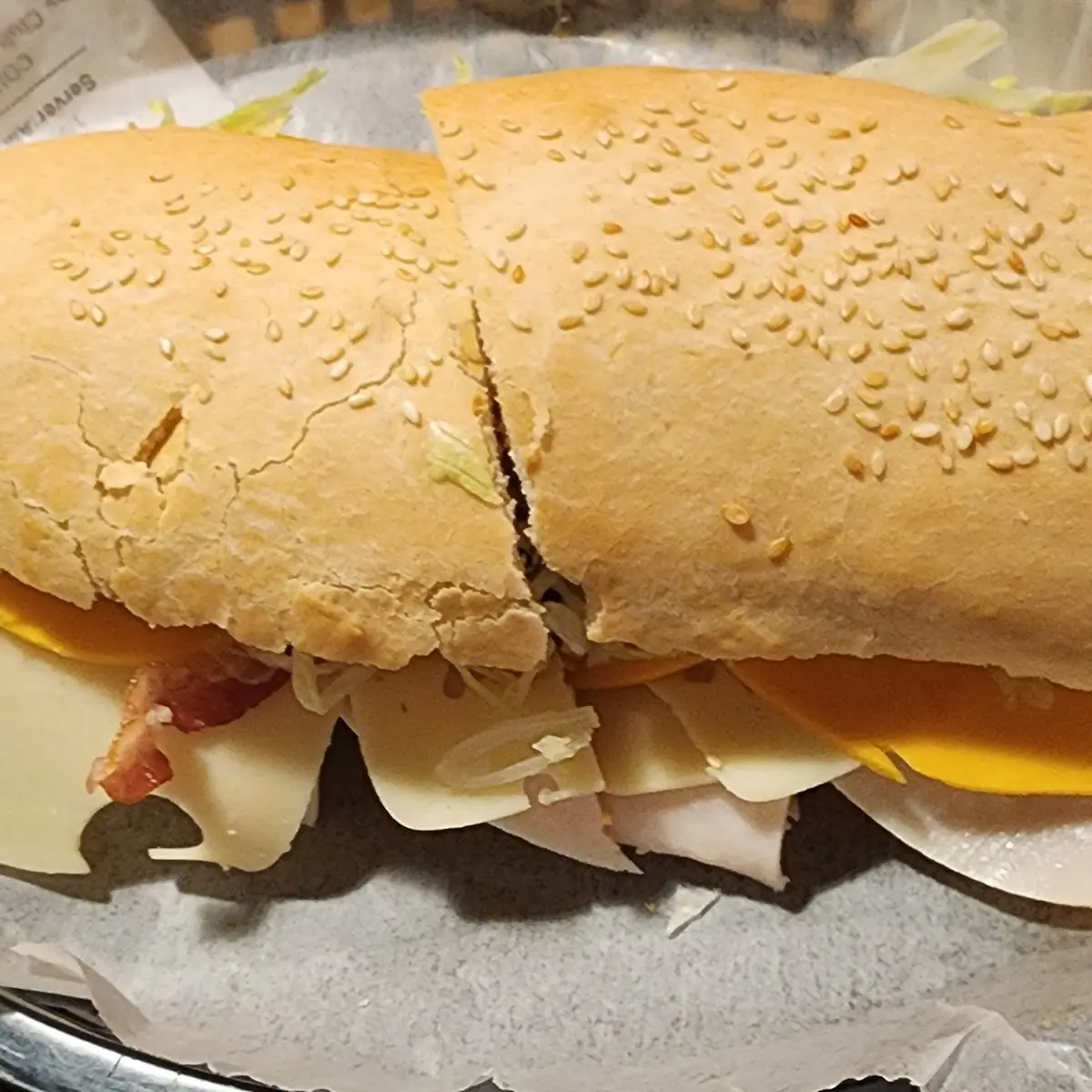 Turkey Bacon Club Sandwhich
