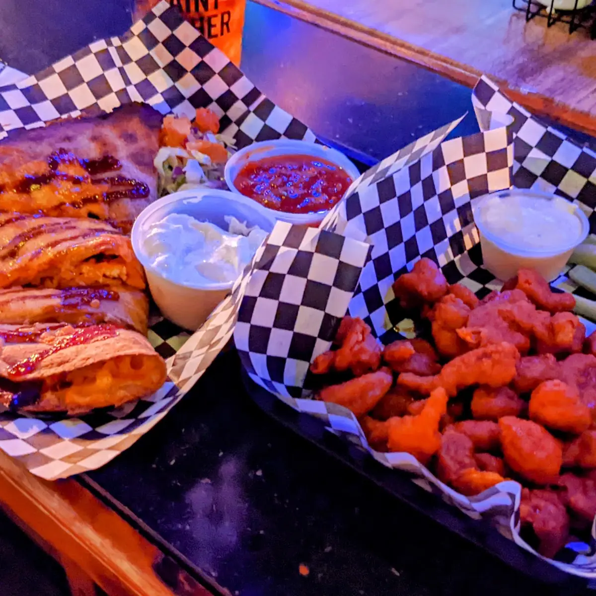 BBQ Chicken Quesadilla Buffalo Popcorn Shrimp