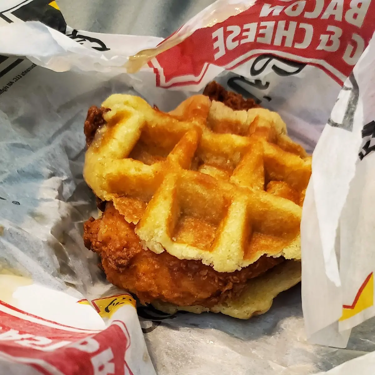 Chicken Waffle Sandwich