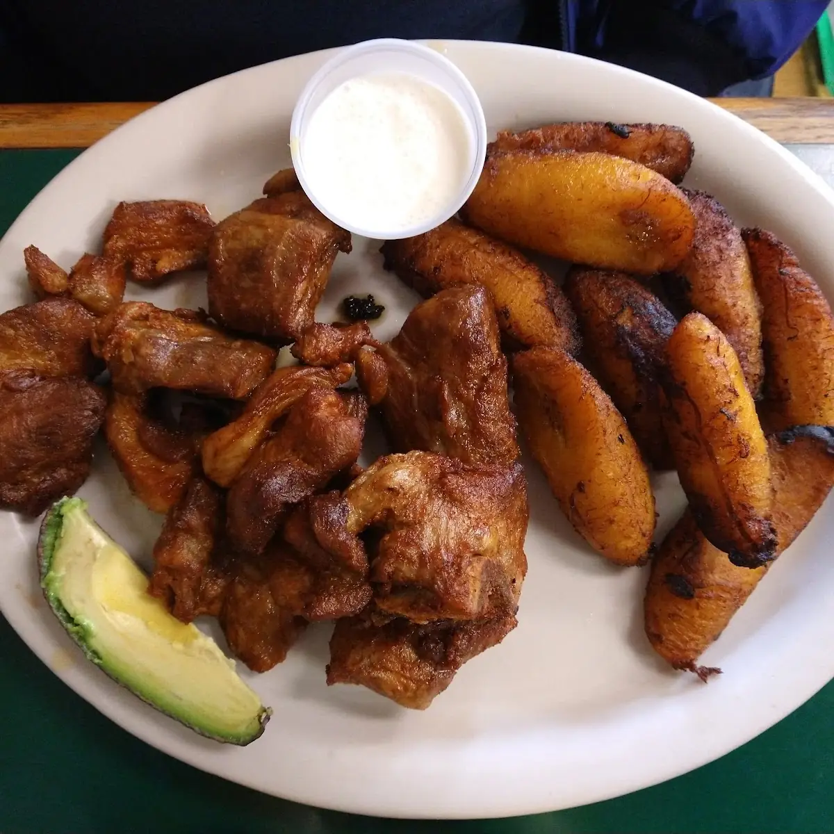 Fried Plantains and Pork