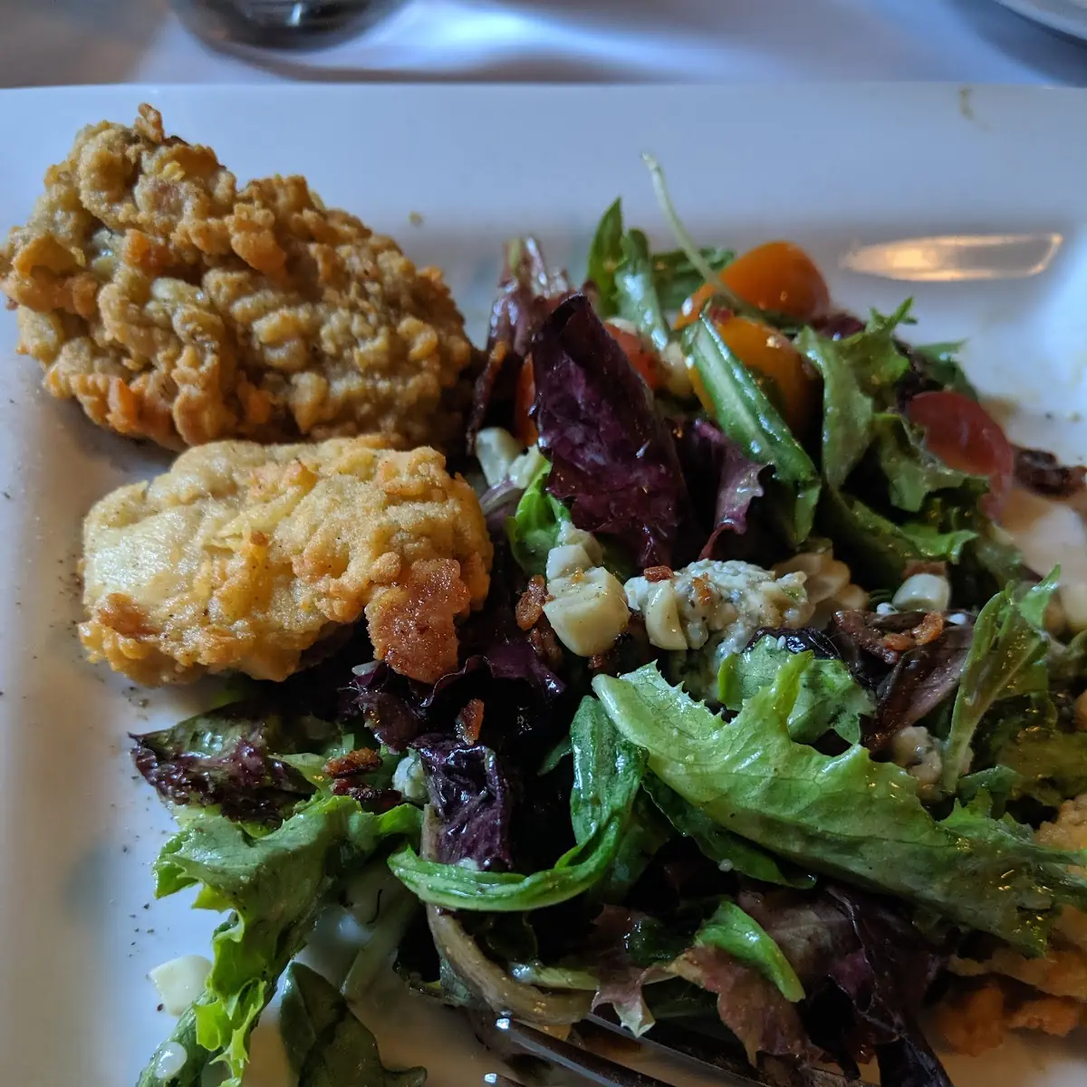 Fried Oyster Salad