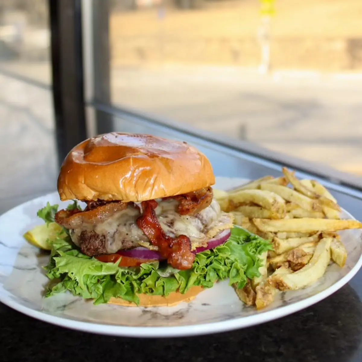 Maple Bacon Burger