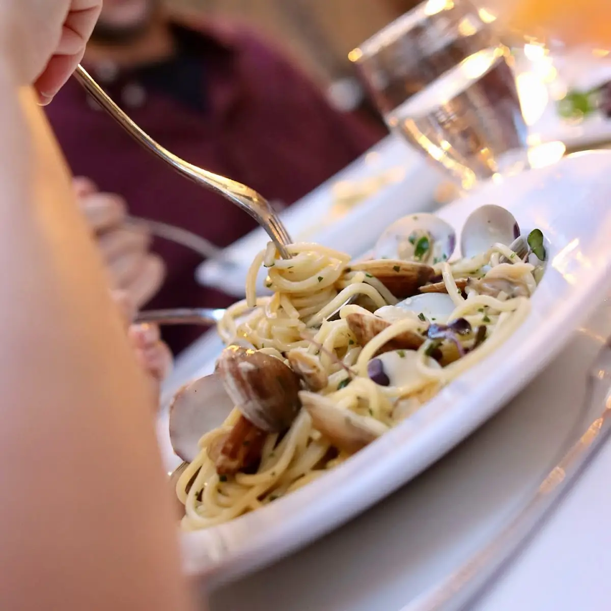Spaghetti Alle Vongole ½ Portion