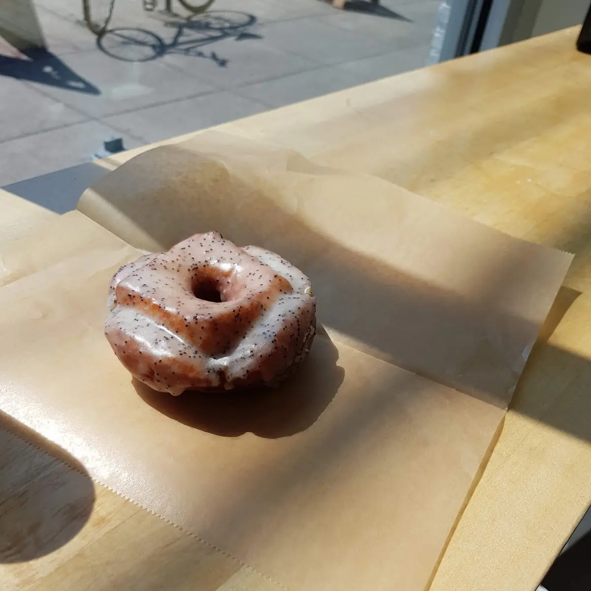 Lemon Poppyseed Donut
