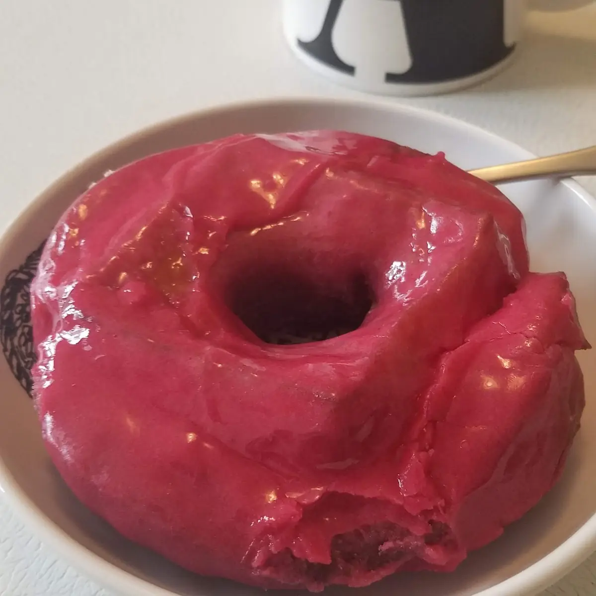 Raspberry-Rosemary Old Fashioned Cake Doughnut