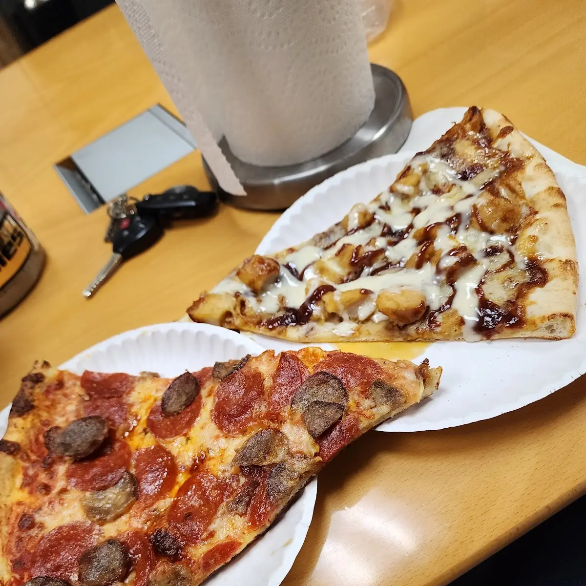 BBQ Chicken Pizza Slice