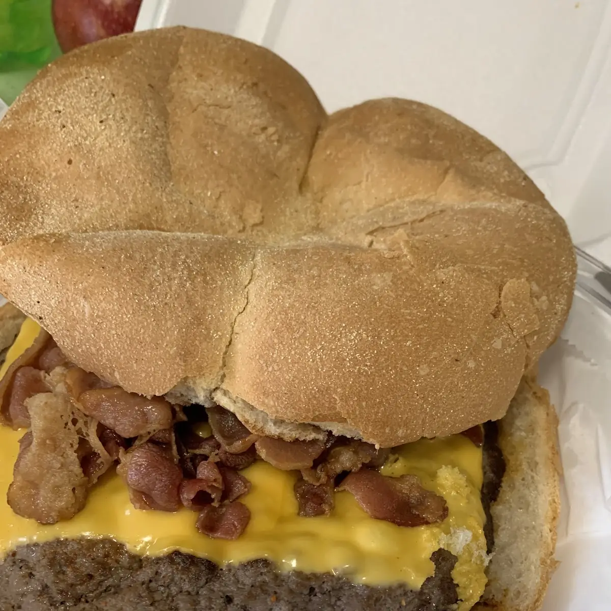 Bacon Cheeseburger and Fries