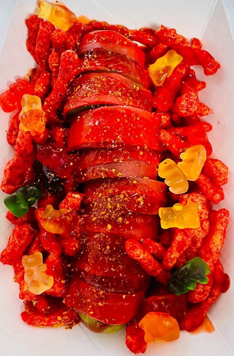Pickle Spears w Hot Cheetos Dust