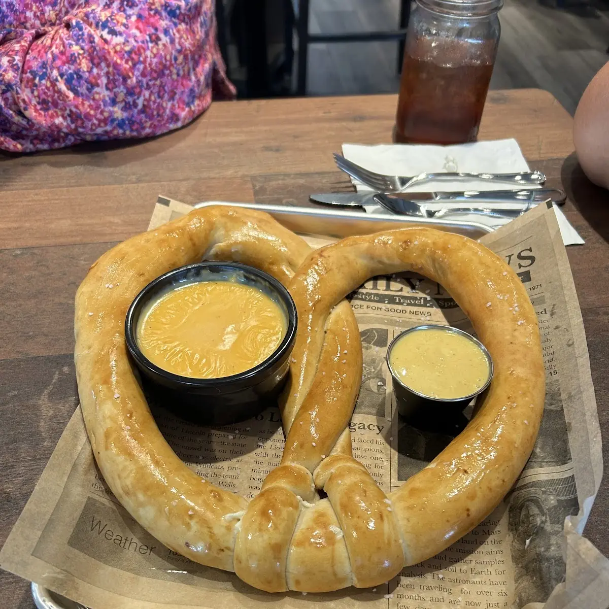 Giant Soft Pretzel