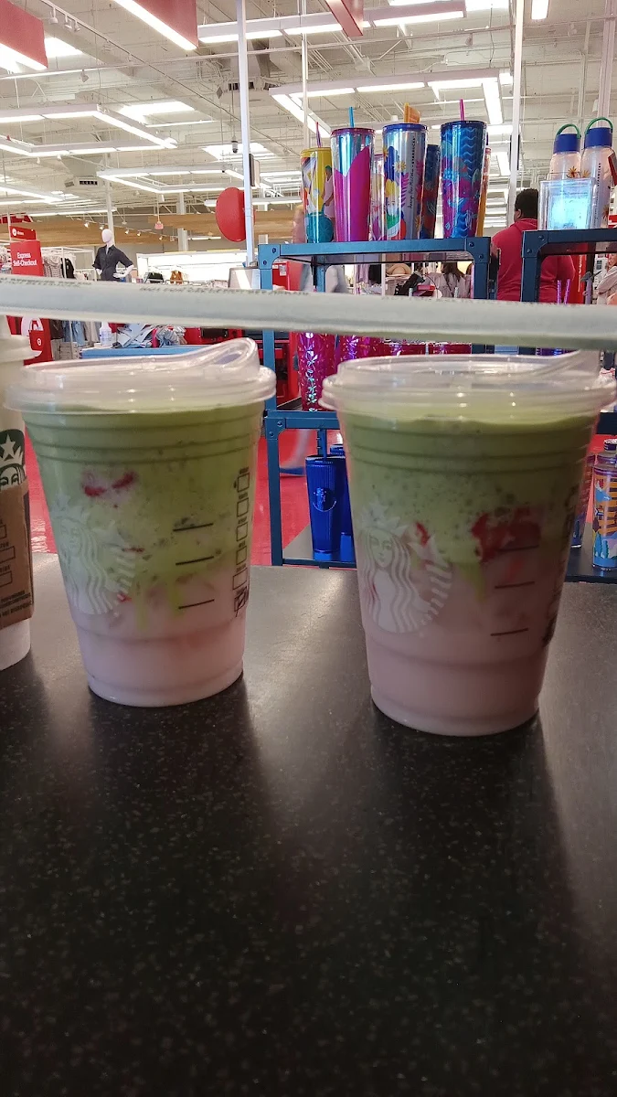 Pink Drink with Matcha Cold Foam