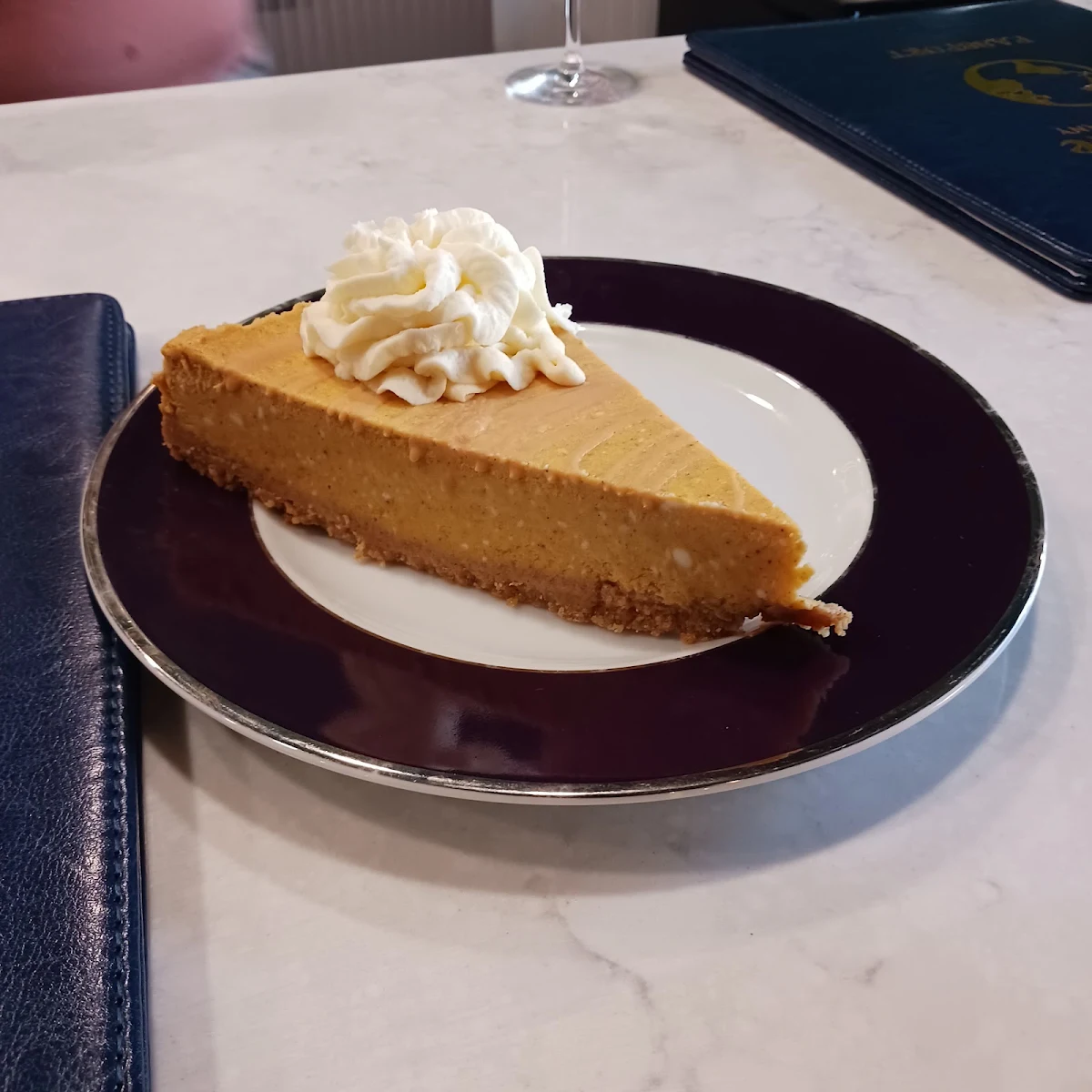 Pumpkin Cheesecake Slice