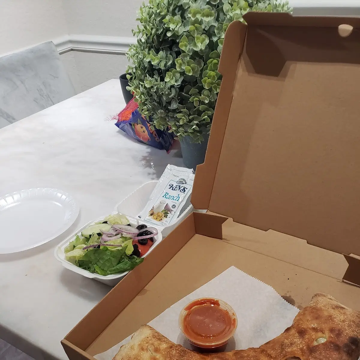 Meat Stromboli Side Salad
