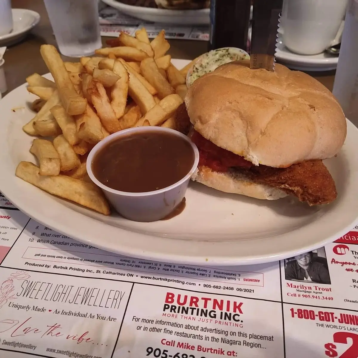Chicken Parm Sandwich W