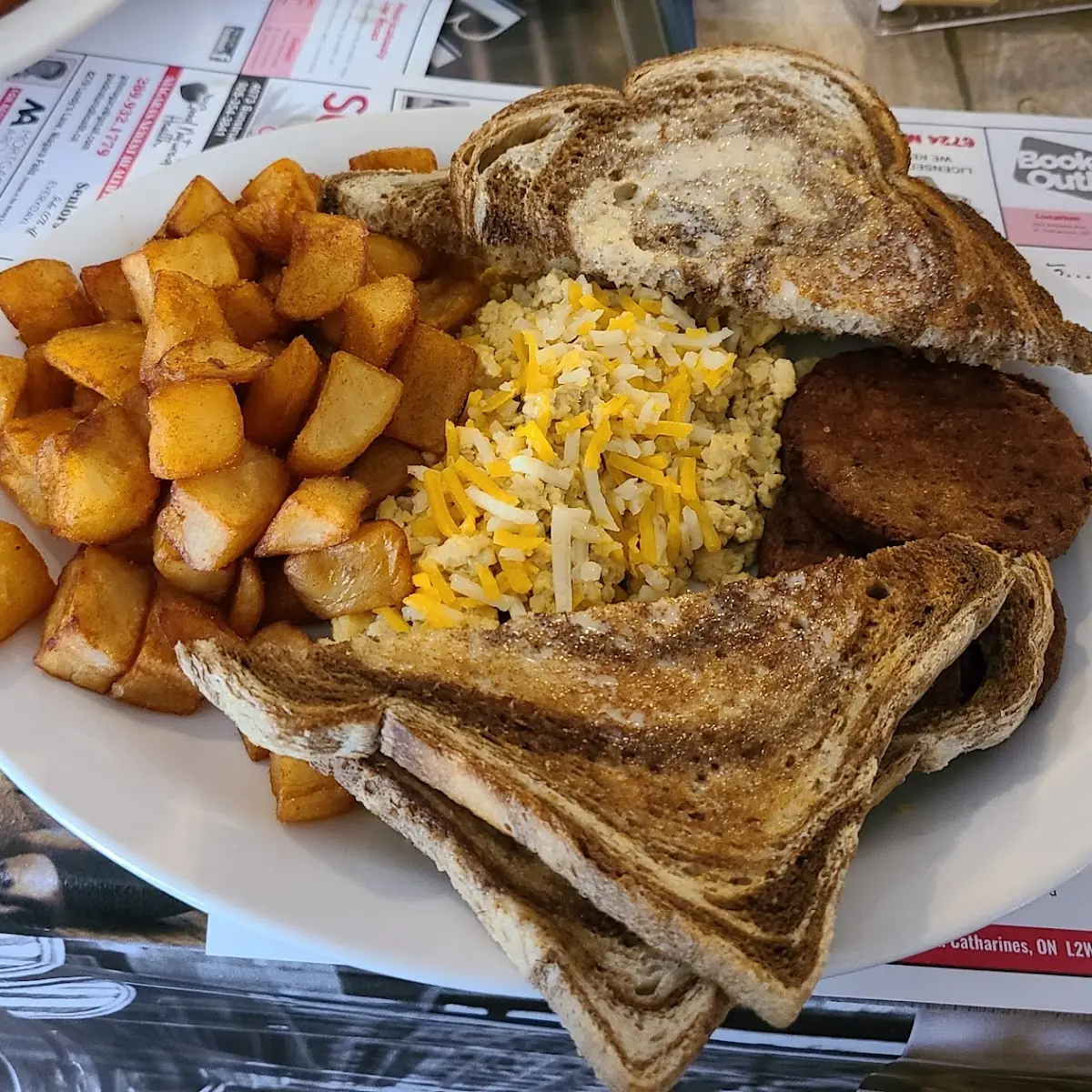 Served with Home Fries & Choice Of