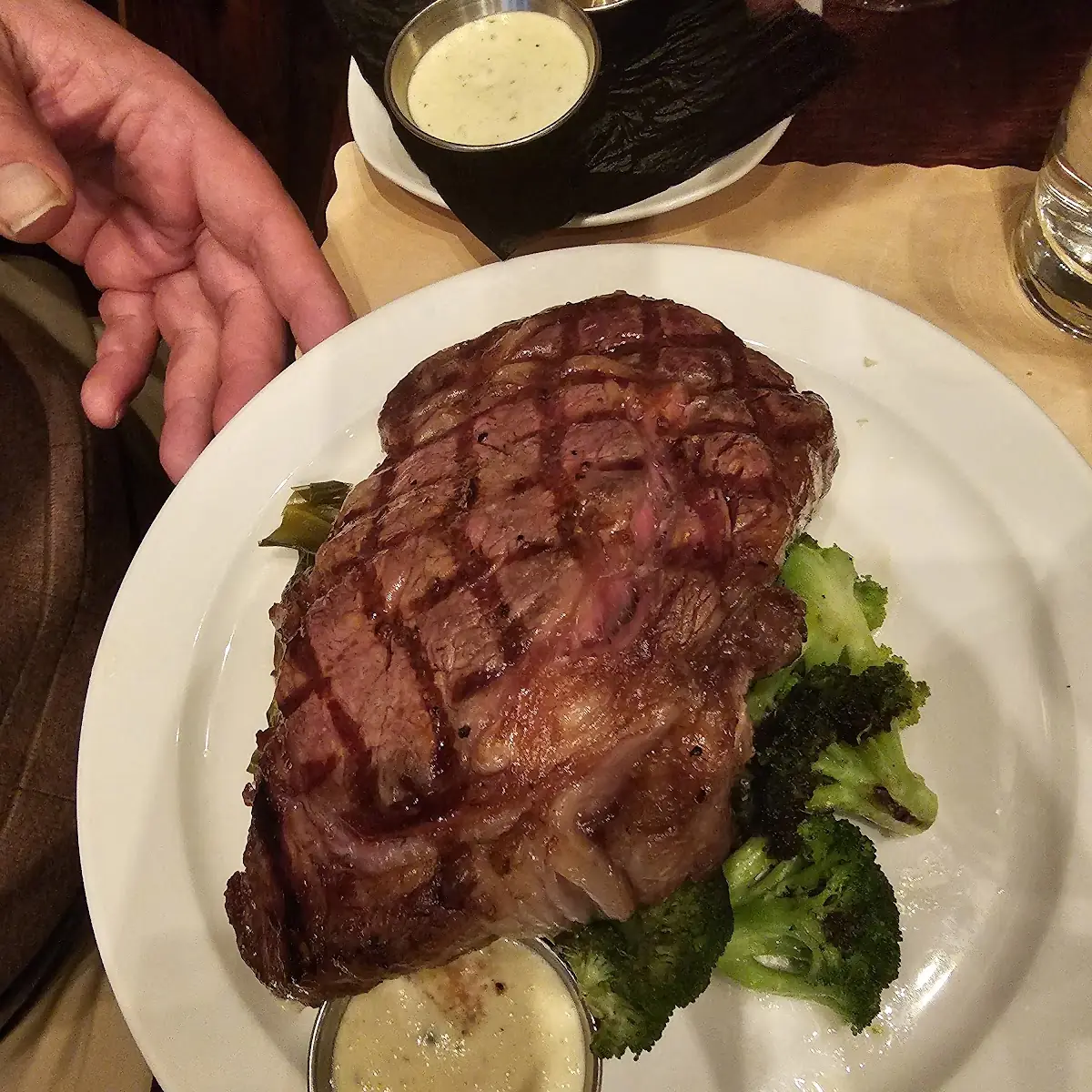 Ribeye Steak with Broccoli