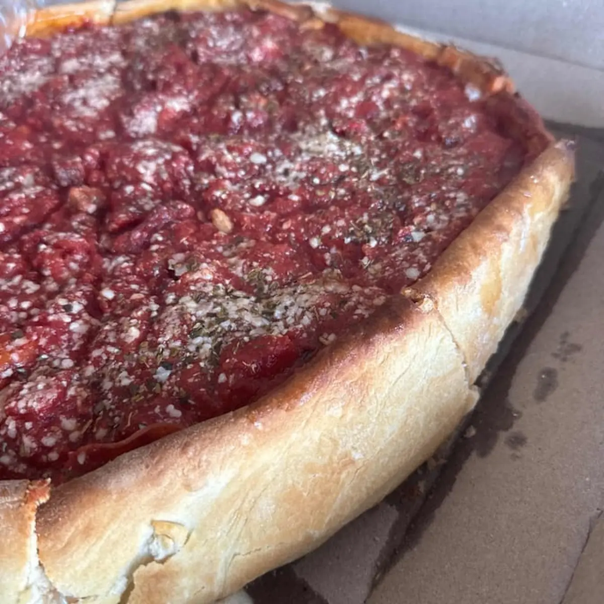 Chicago Style Deep Dish Pizza