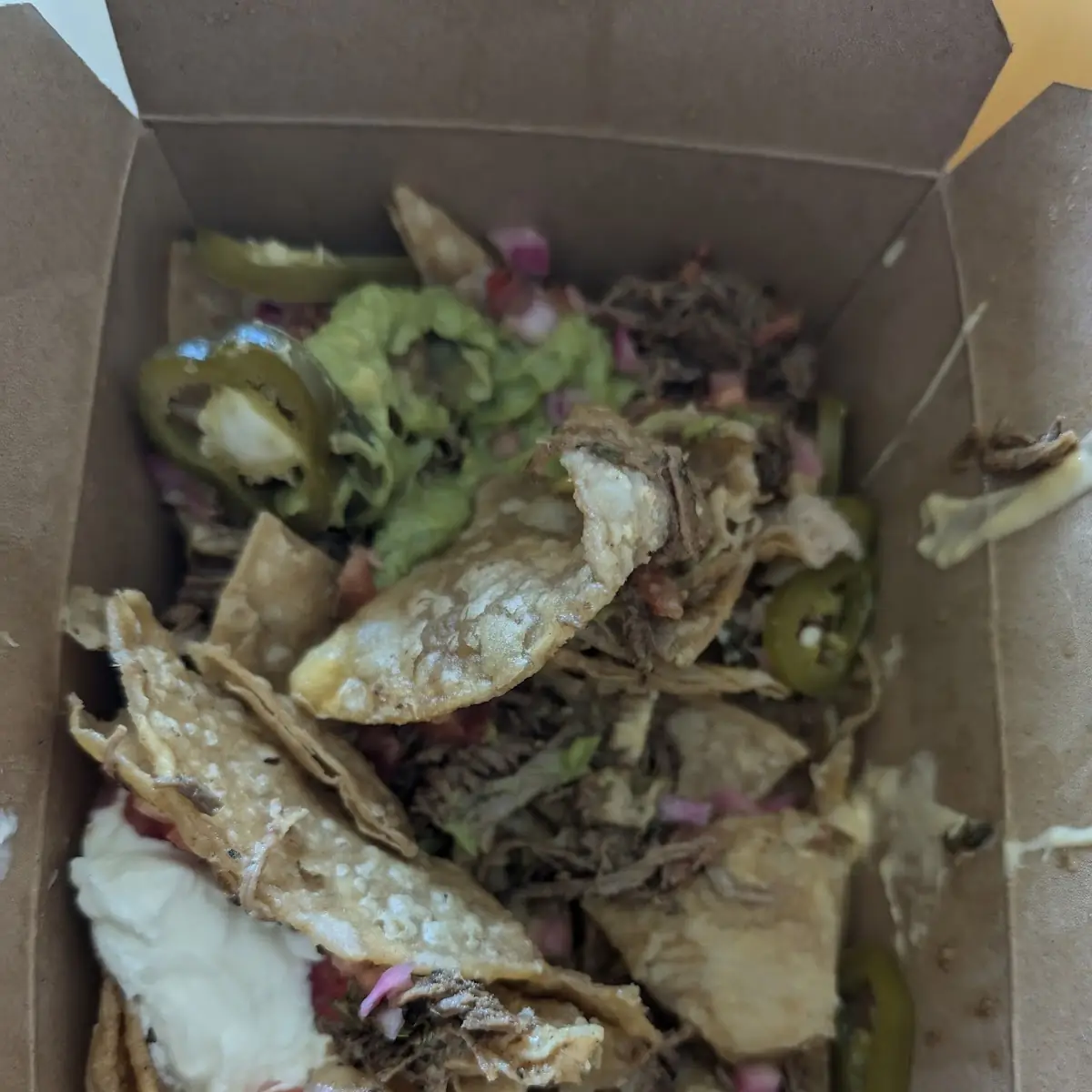 BBQ Brisket Nachos