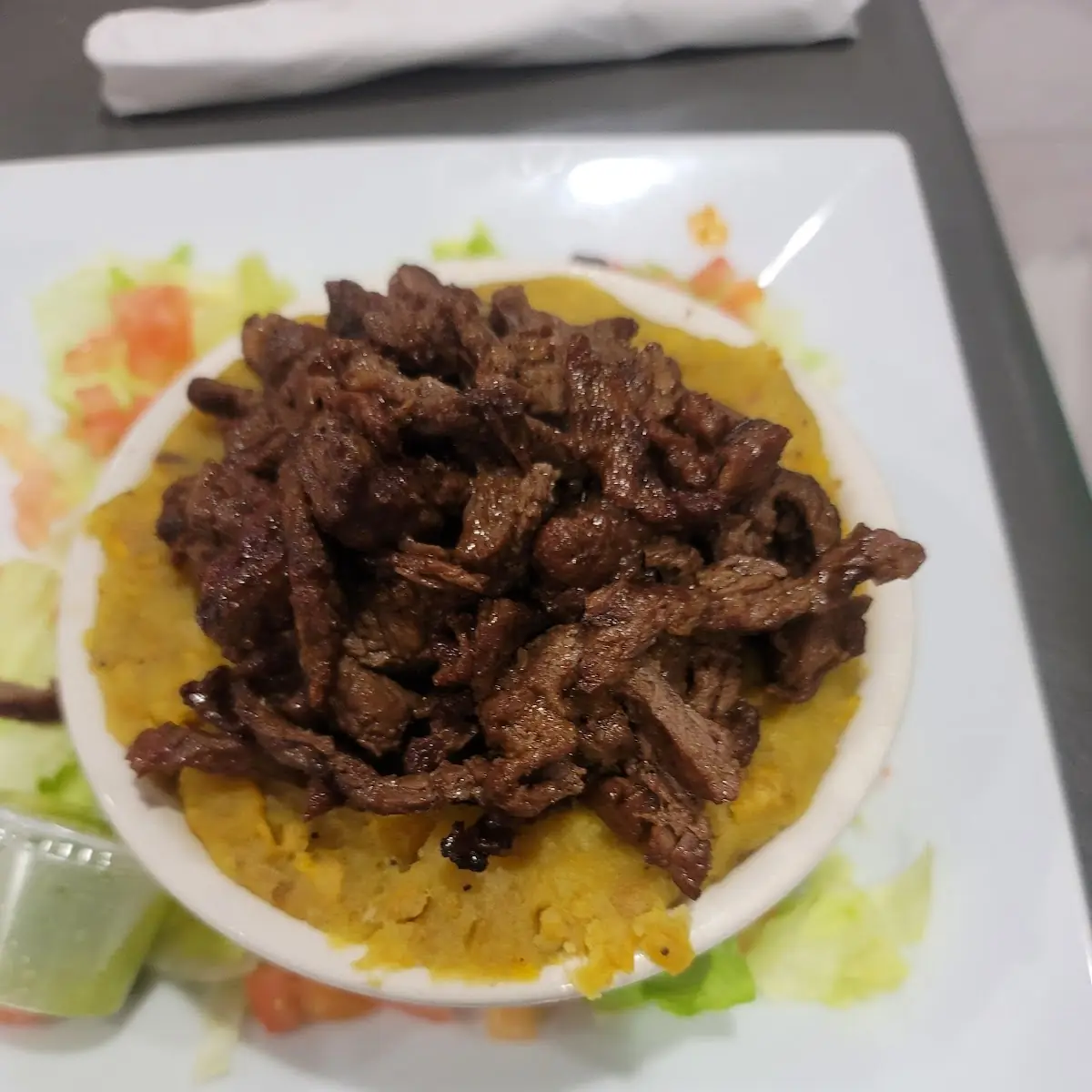 Mofongo Relleno de Churrasco