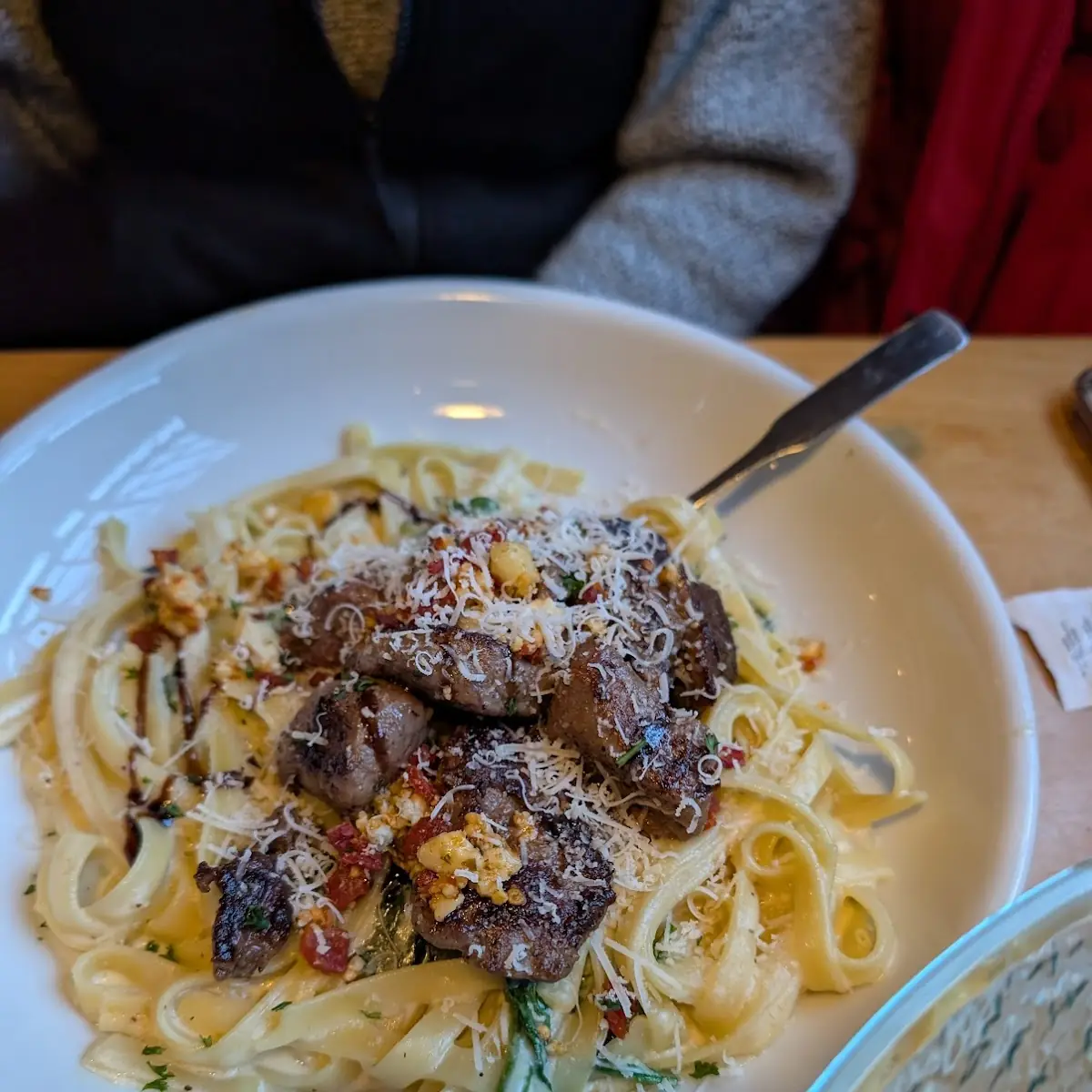 Steak Gorgonzola Alfredo
