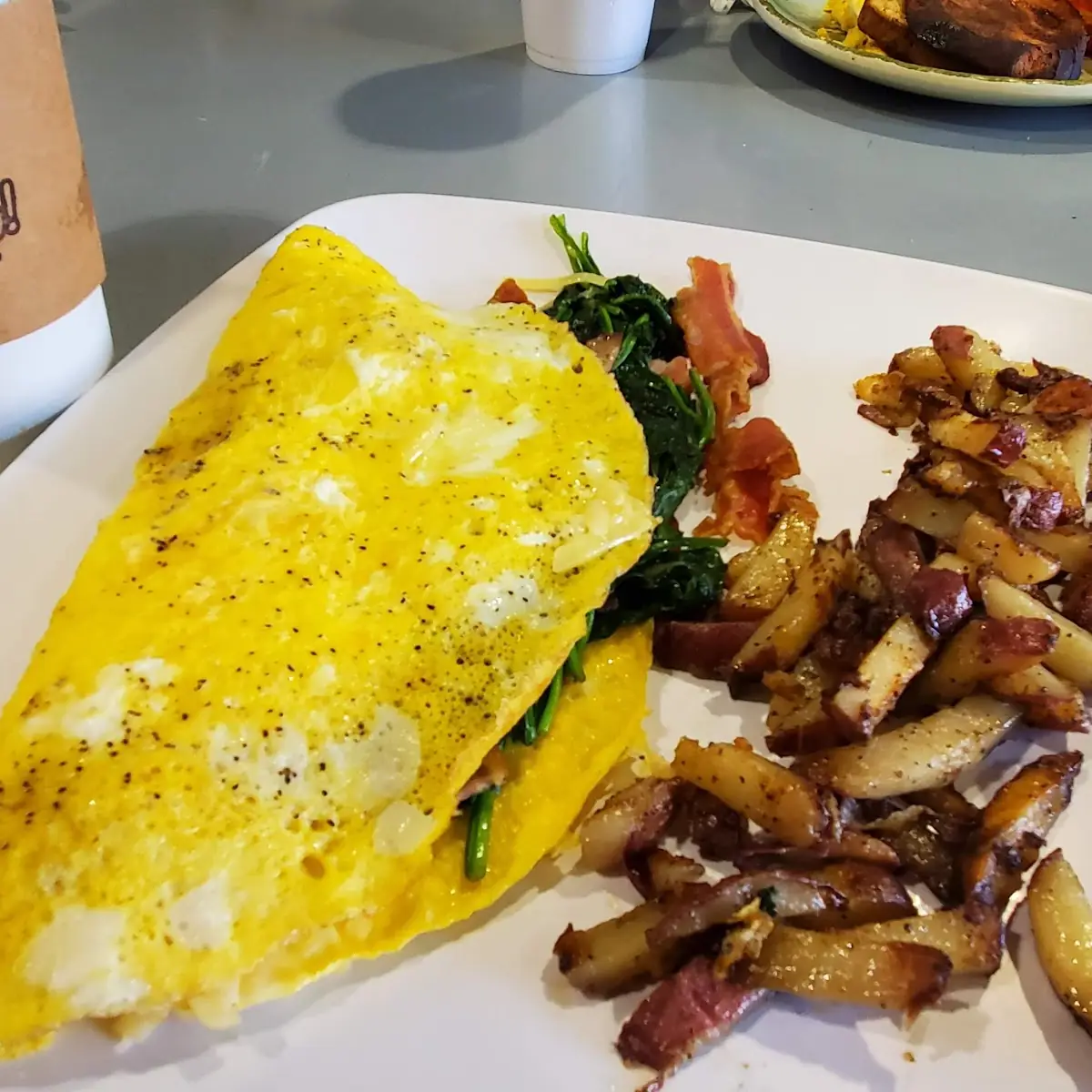 Popeye's Spinach Omelette