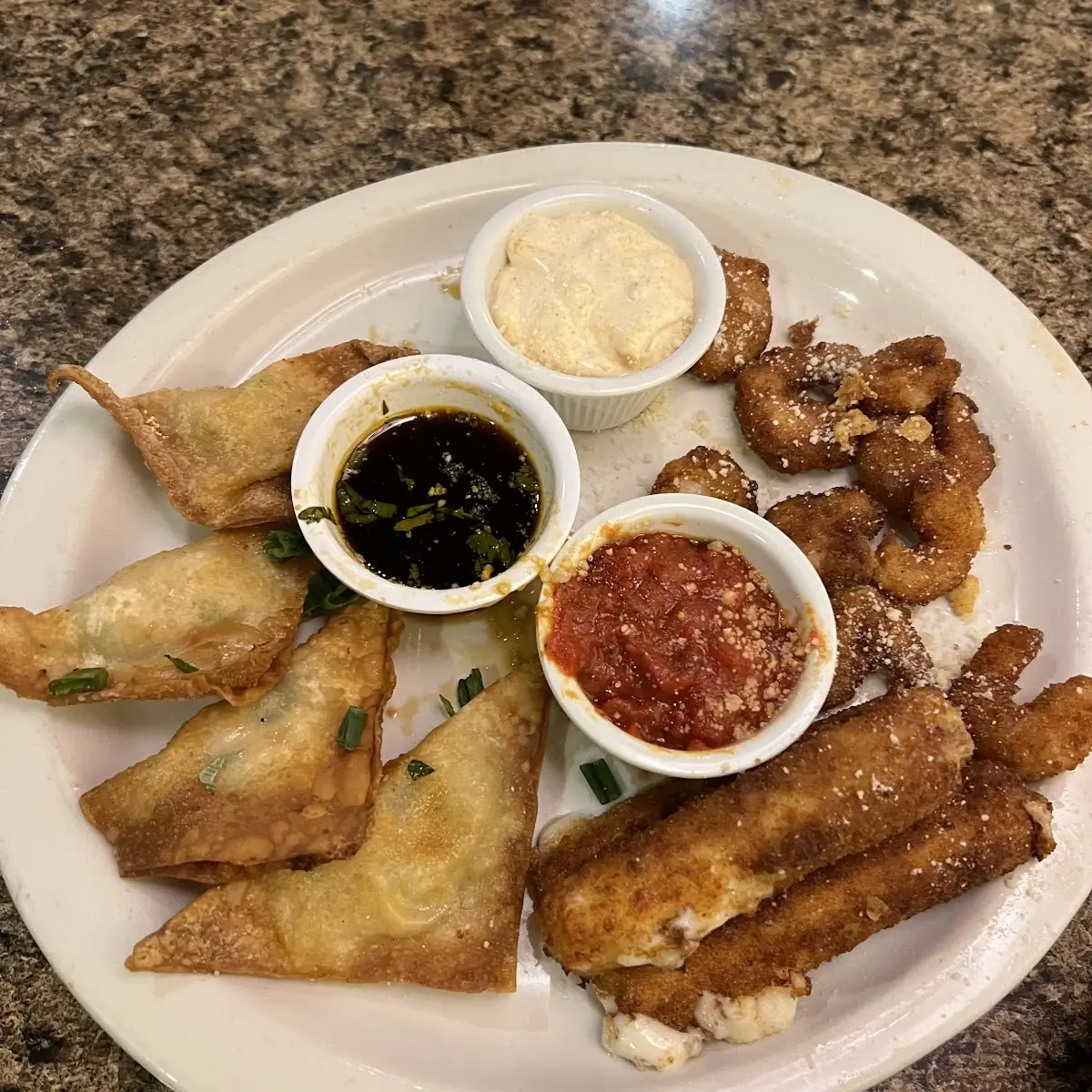 Green Chili Wontons