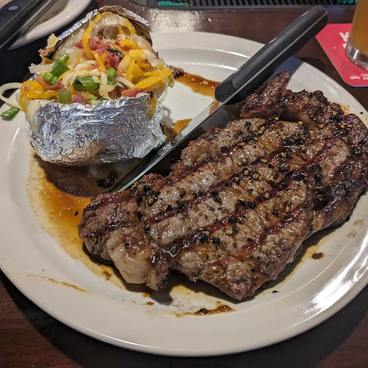 Ribeye Steak and Baked Potato