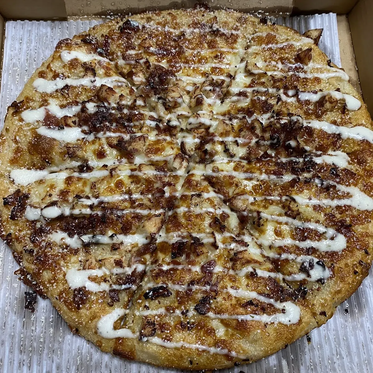Chicken Bacon Ranch Pizza