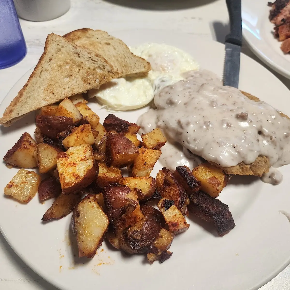 Chicken Fried Steak Skillet