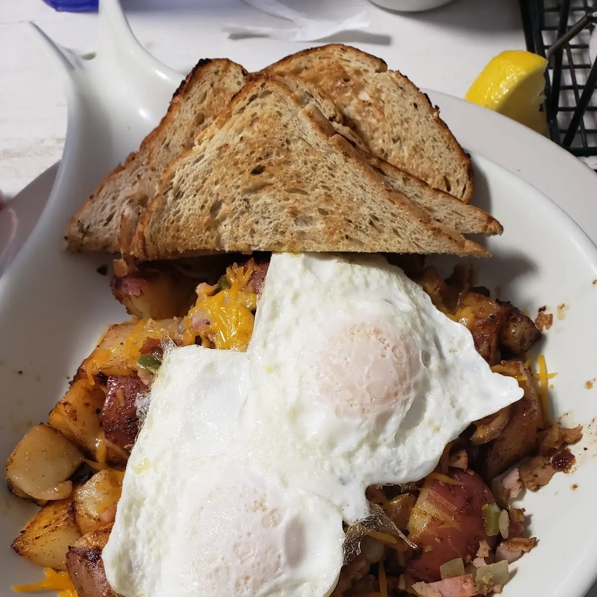 Two Eggs Corn Beef Hash