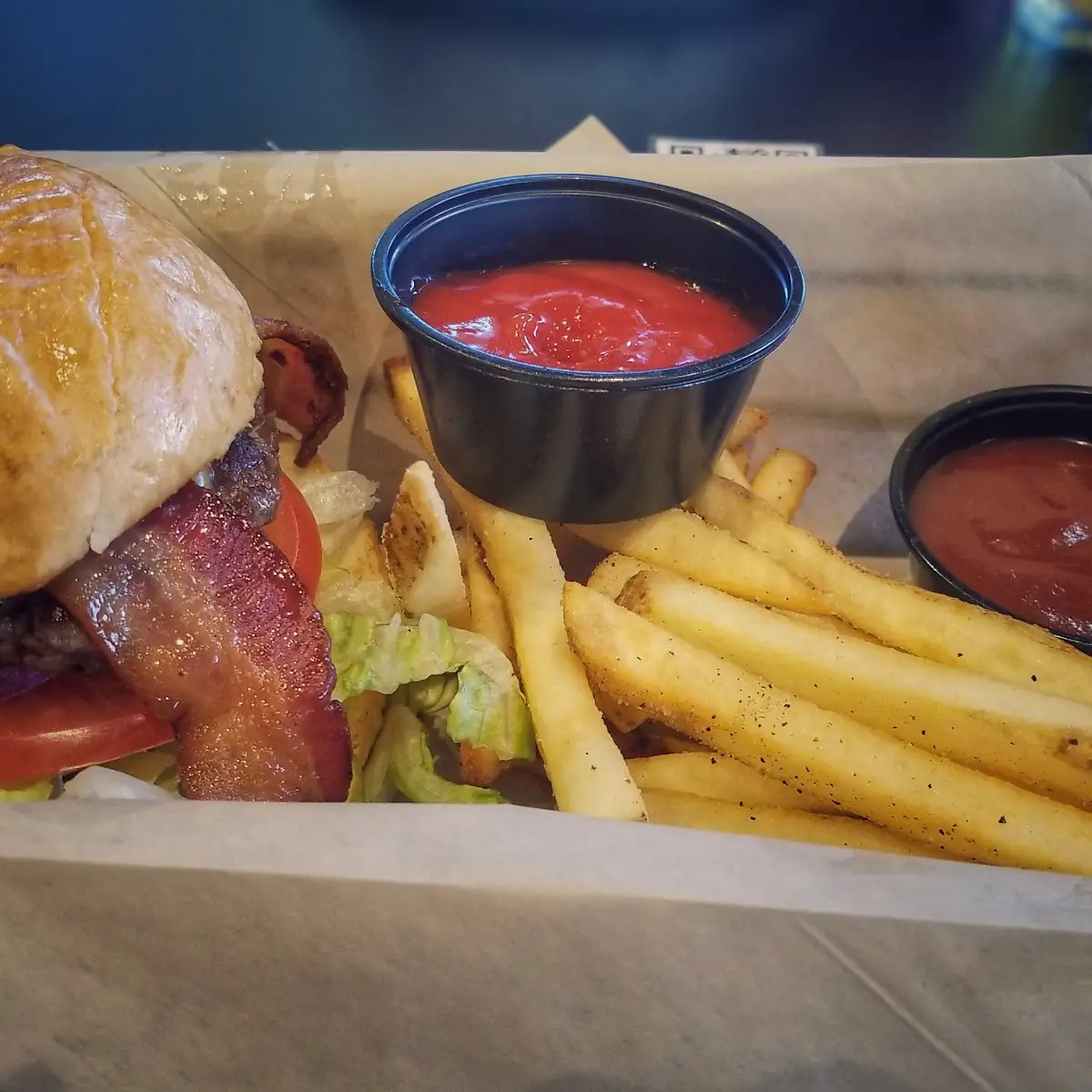 Whiskey BBQ Bacon Burger