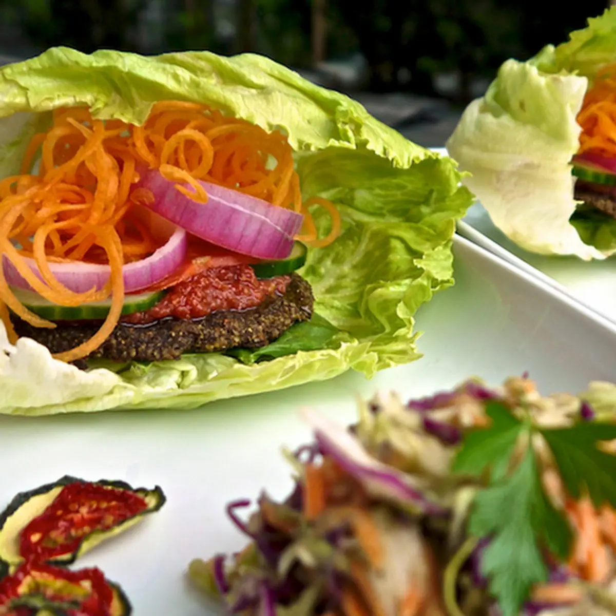 Open Lettuce Wraps