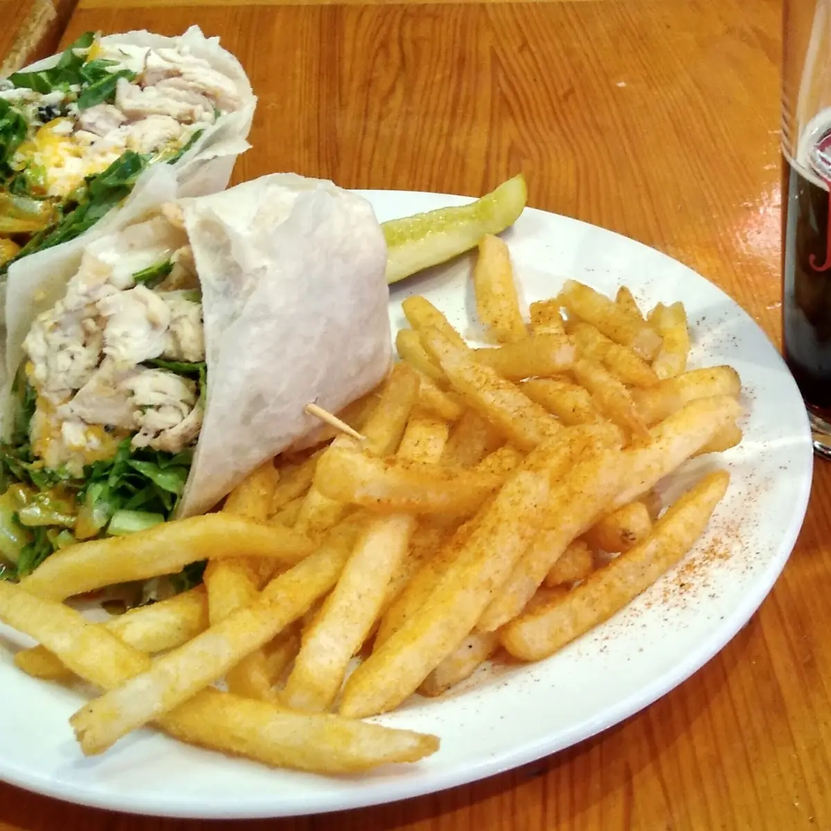 Buffalo Chicken Wrap Fries