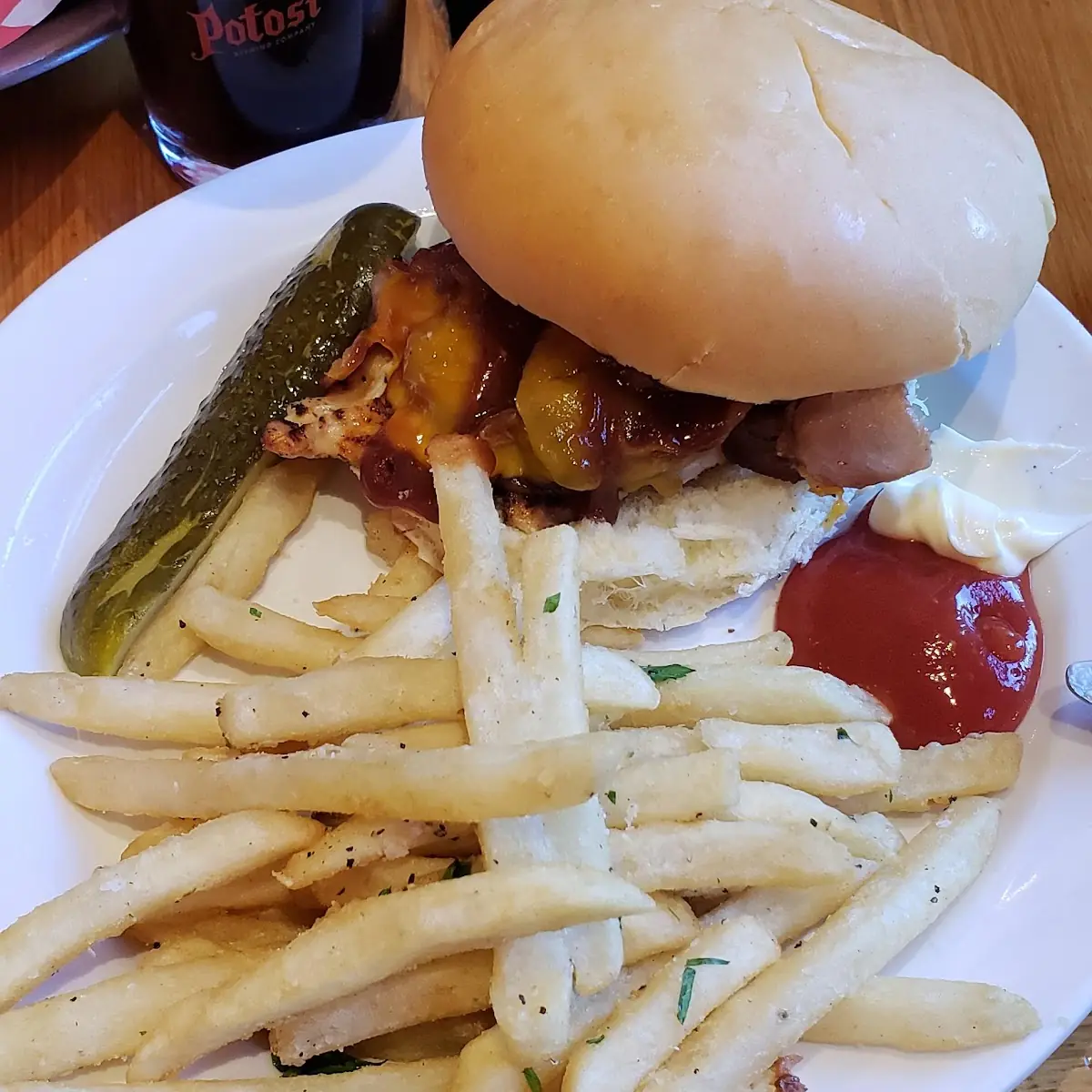 Chicken Sandwich with Fries