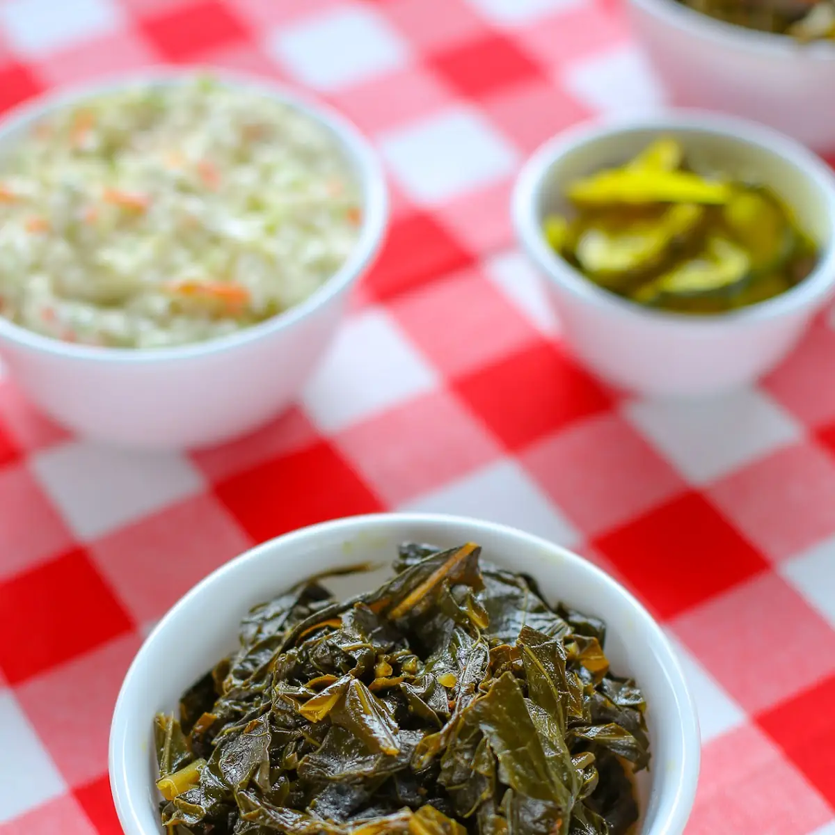 Fresh Southern Style Collards