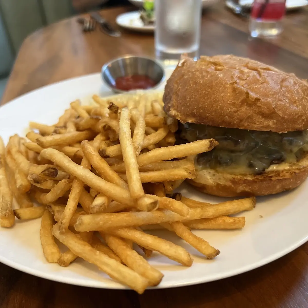 Burger and Fries