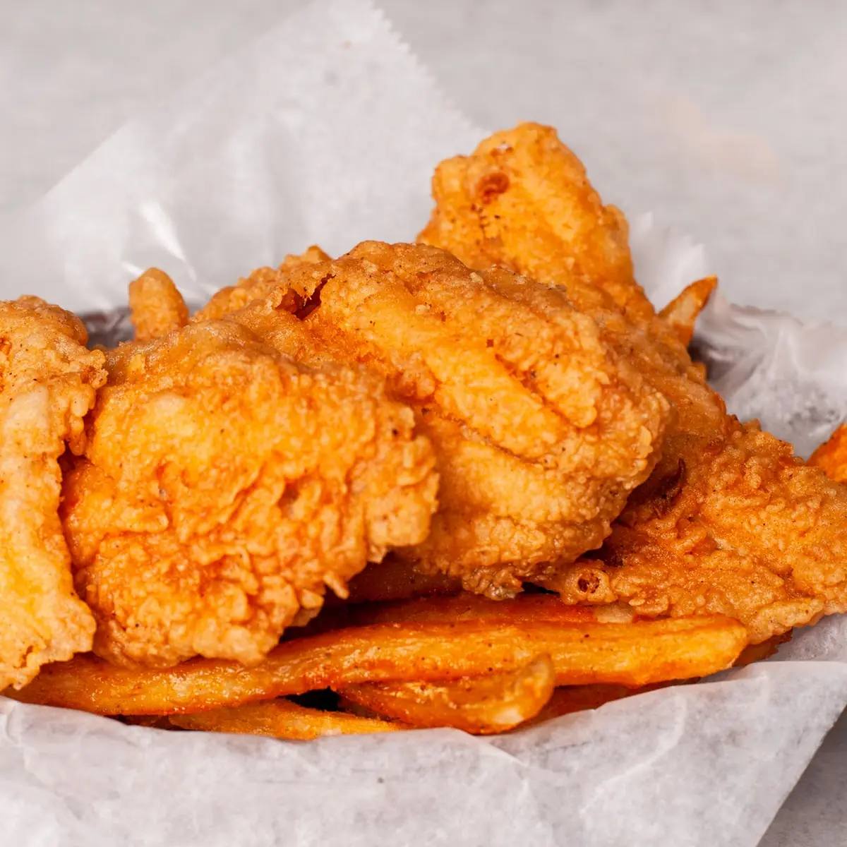 Fried Shrimp Basket 8
