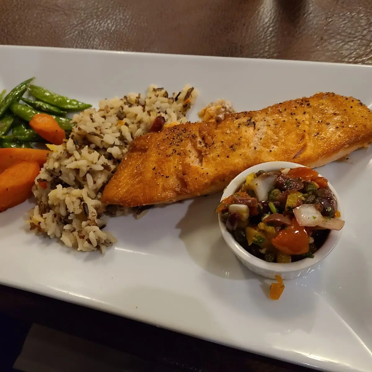 Pan Seared Yellowstone River Rainbow Trout Filet Lightly Seasoned