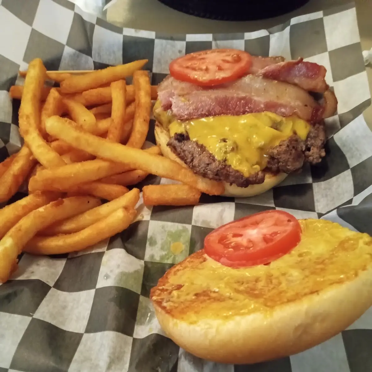 Celtic Burger and Fries