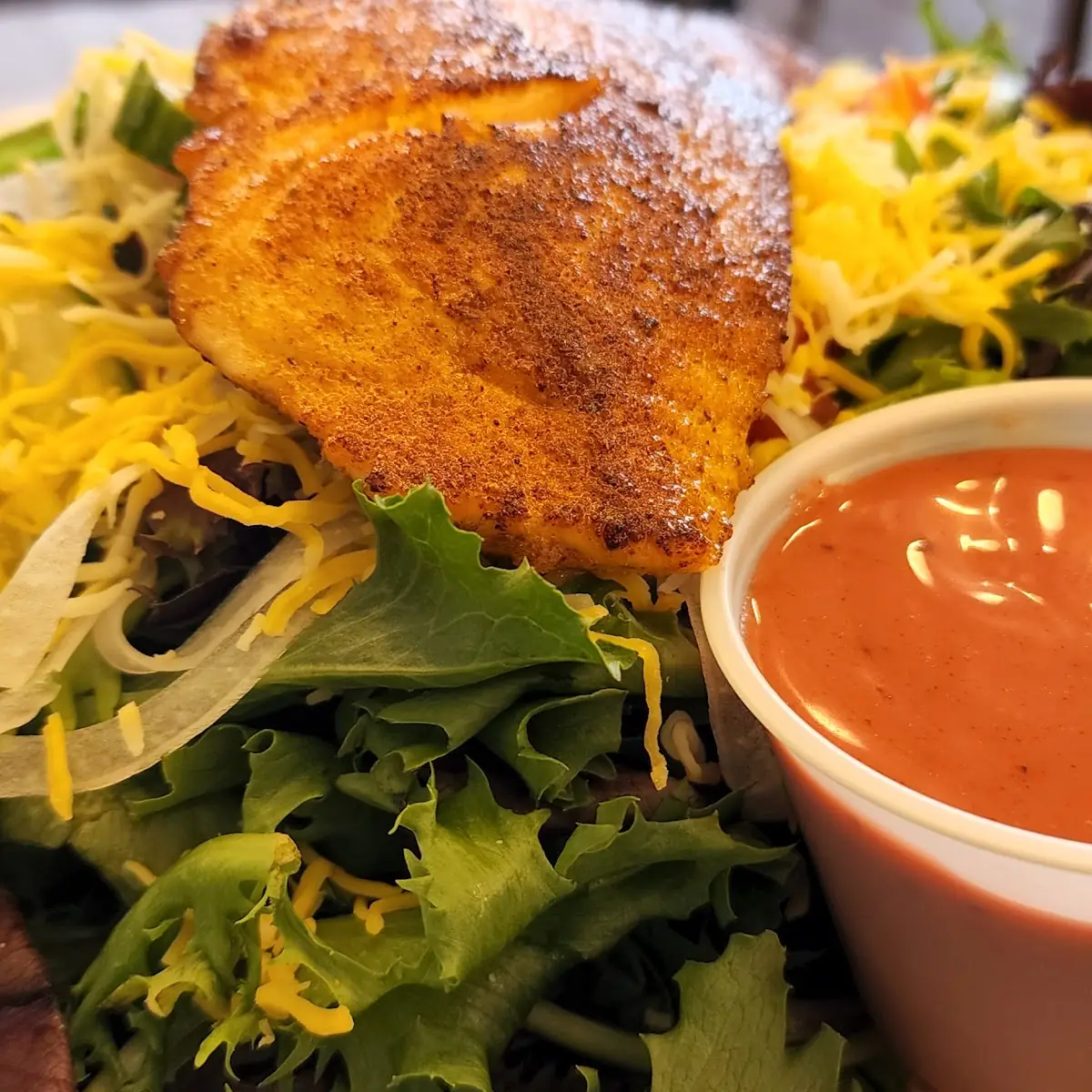 Blackened Salmon Salad