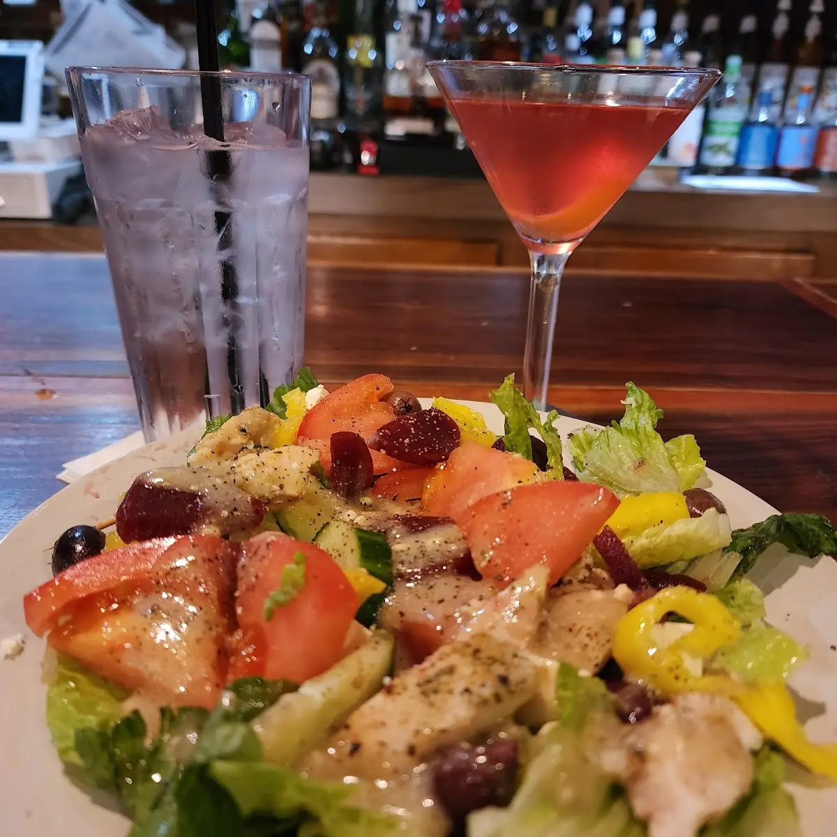 Greek Salad with Chicken