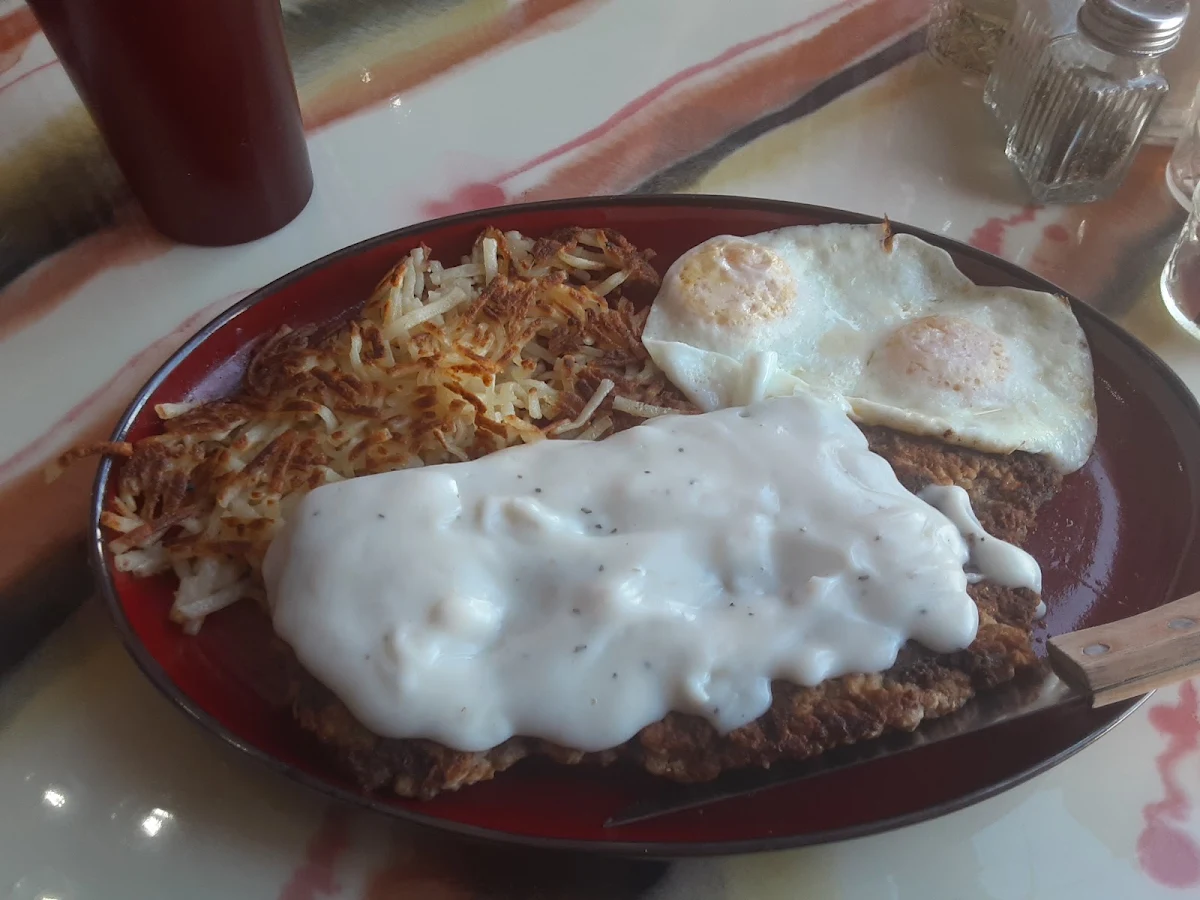 Chicken Fried Steak and Eggs