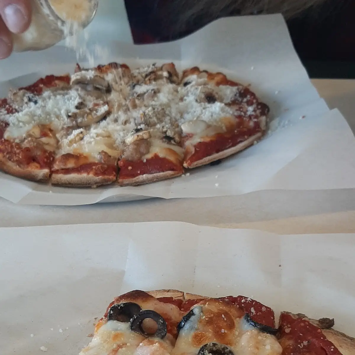 Shrimp & Black Olive Pizza