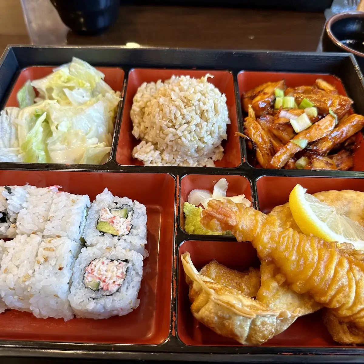 Spicy Chicken Teriyaki Bento Box