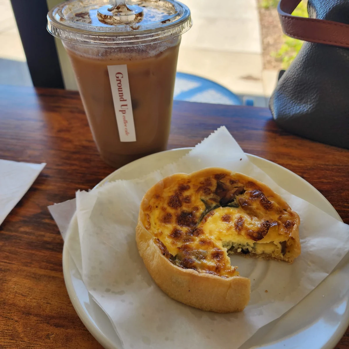 Mushroom Quiche