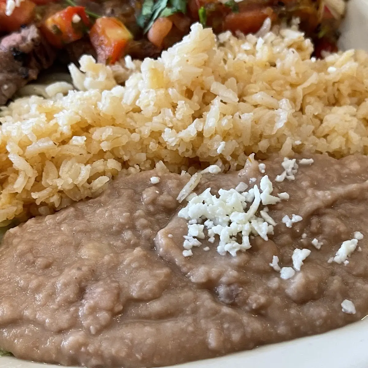 Refried Beans and Rice
