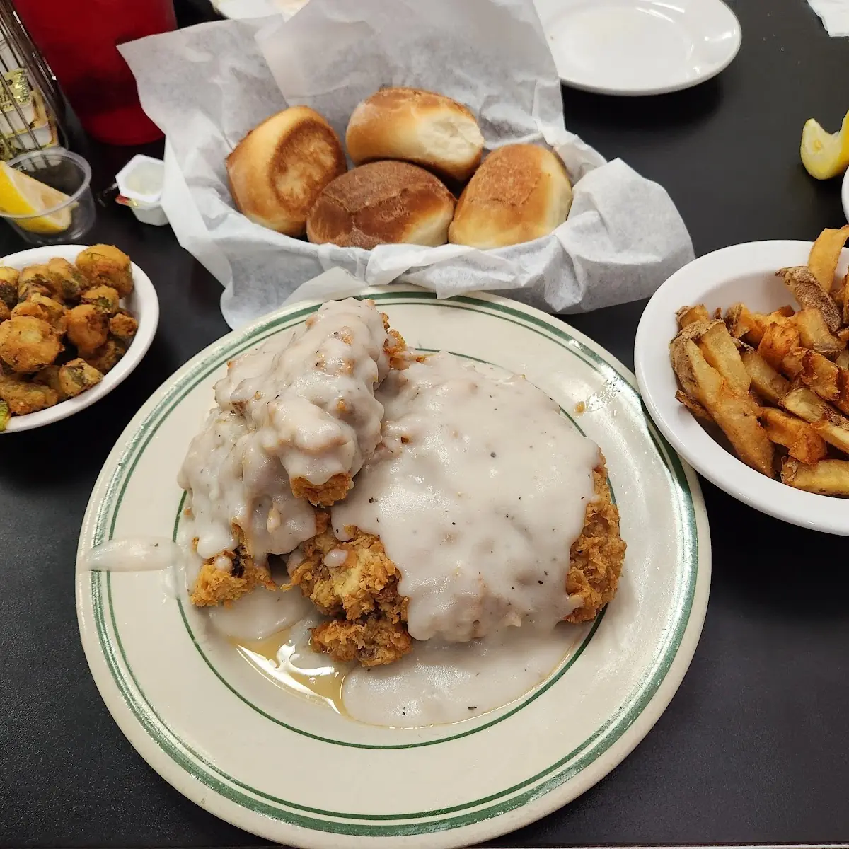 Chicken Fried Steak on a Bun