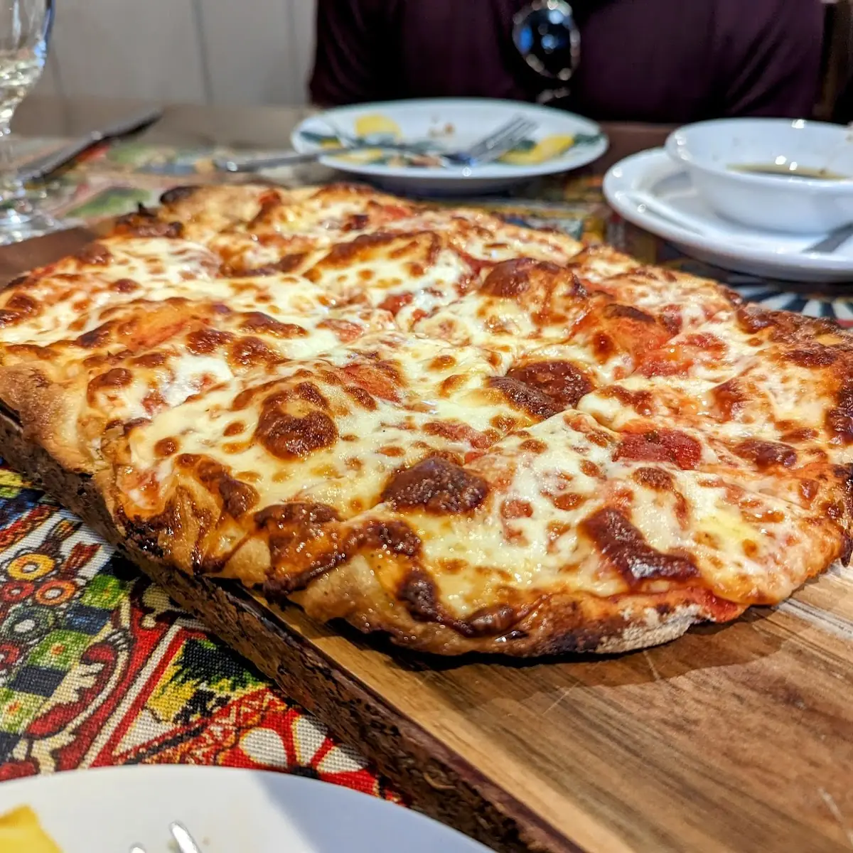 Flatbread Pizza with Fresh Basil